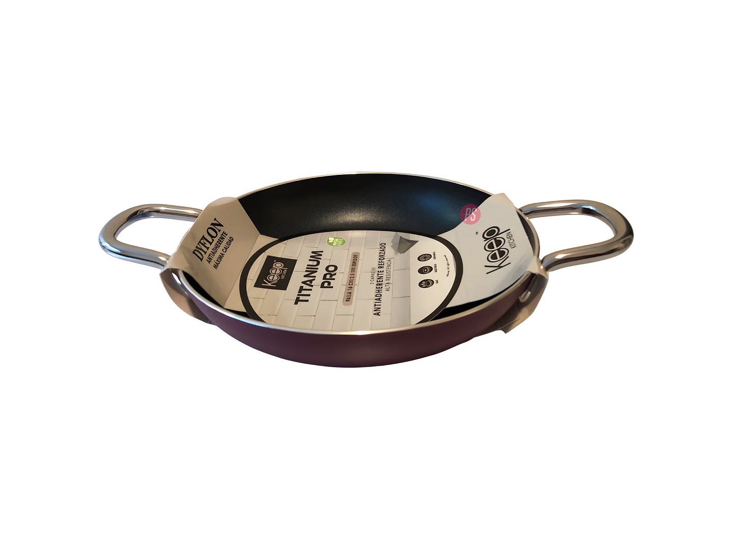 Paila Antiadherente 16cms Titanium Pro Colores - PS 14