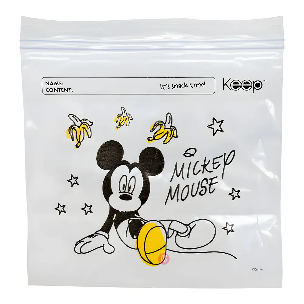 Bolsas Sandwich Mickey 40 Unidades Cierre Hermetico - PS 2
