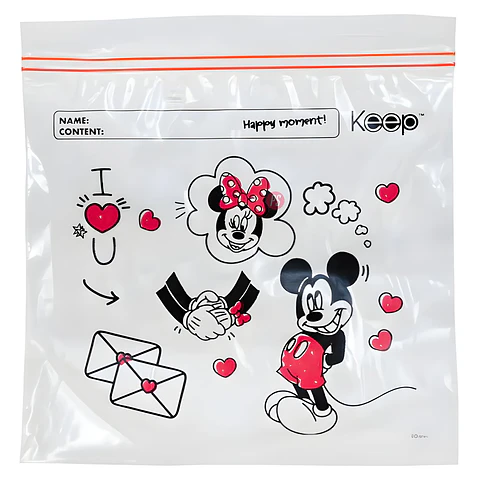 Bolsas Sandwich Minnie 40 Unidades Cierre Hermetico - PS