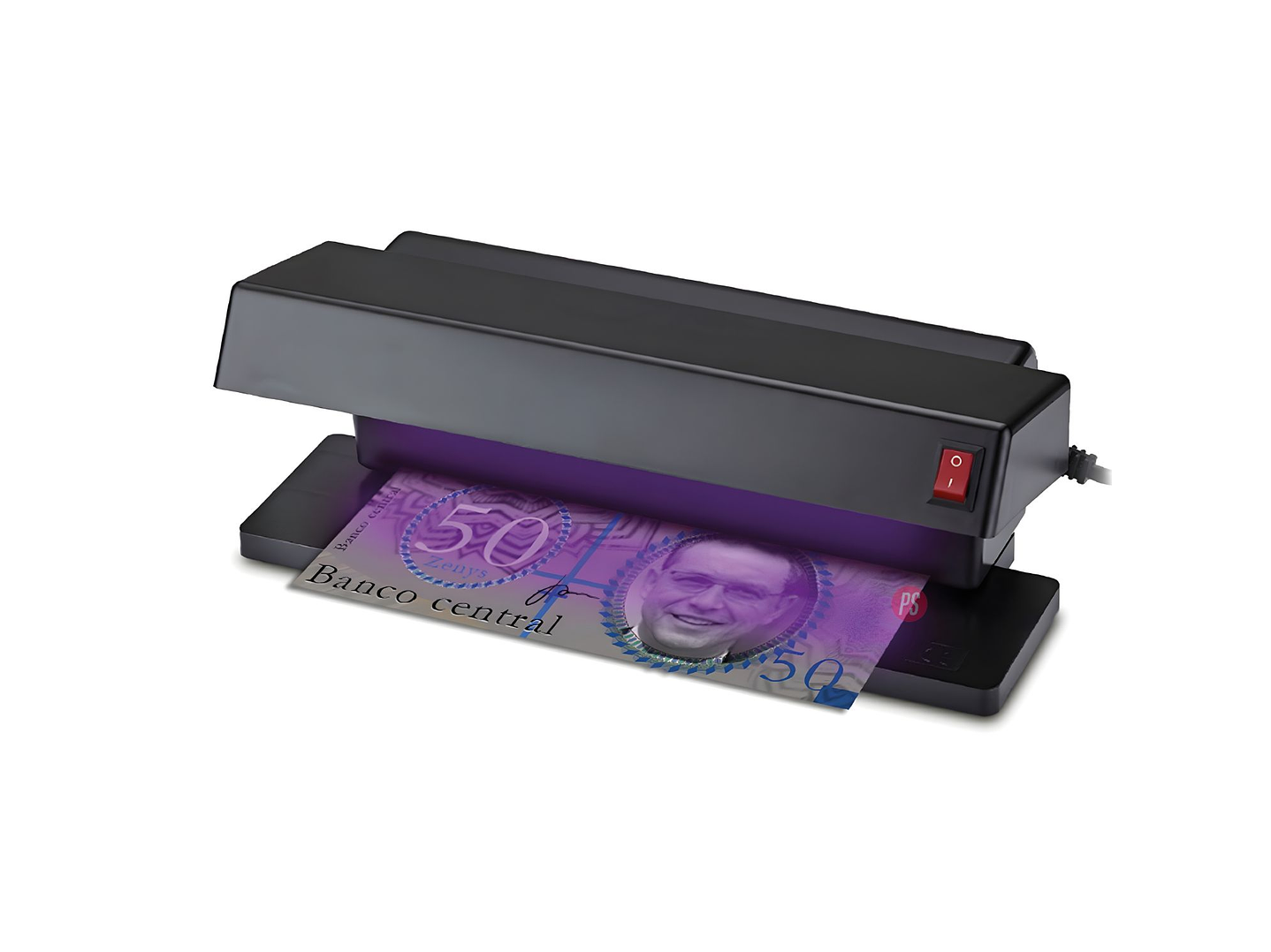 Detector de Billetes Falsos UV 6W Profesional Negocios - PS 1
