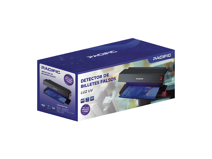 Detector de Billetes Falsos UV 6W Profesional Negocios - PS 3