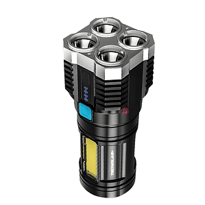 Linterna LED 500 Lúmenes USB Recargable Resistente - PS