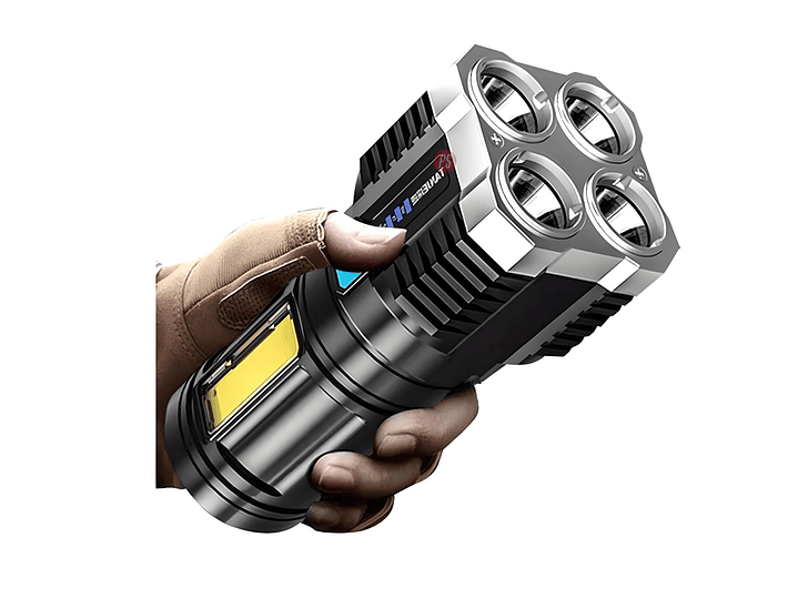 Linterna LED 500 Lúmenes USB Recargable Resistente - PS 2