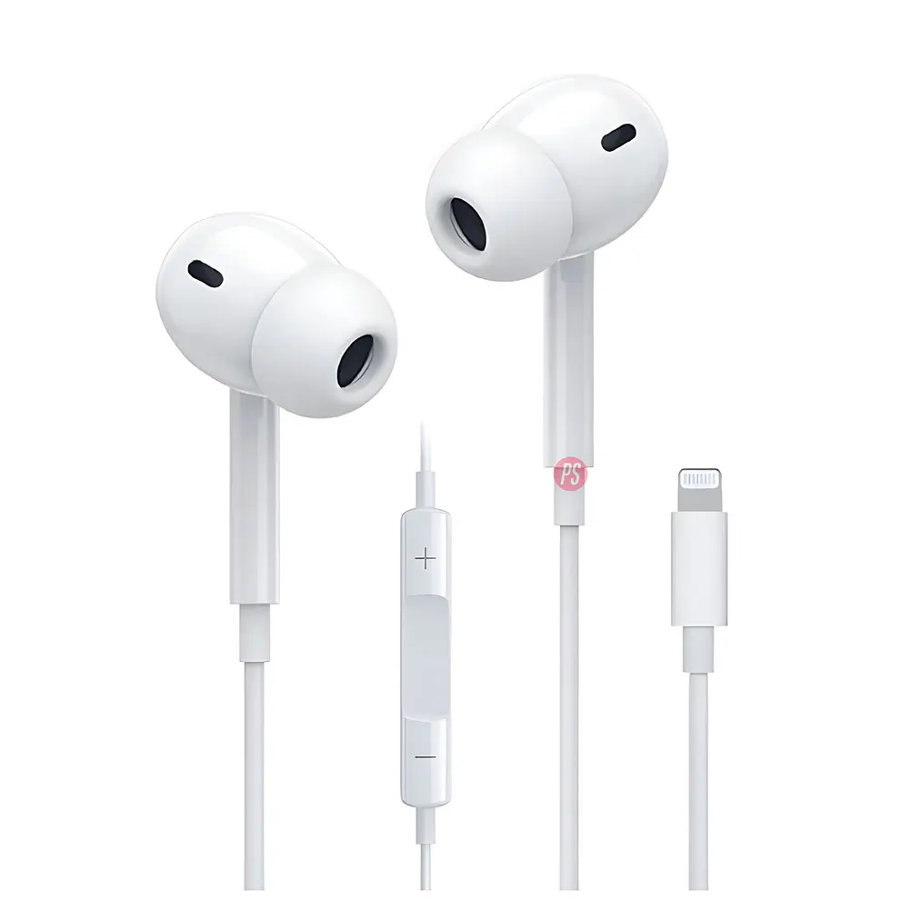 Audifonos Compatible Conector Lightning Iphone Blanco - Ps 2