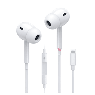 Audifonos Compatible Conector Lightning Iphone Blanco - Ps