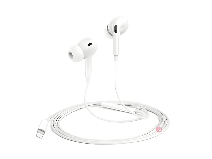 Audifonos Compatible Conector Lightning Iphone Blanco - Ps 1