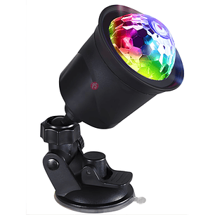 Luz Disco RGB Auto Sensor Musica USB-C Recargable - PS