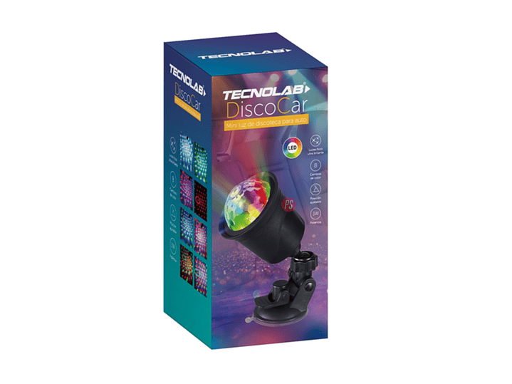 Luz Disco RGB Auto Sensor Musica USB-C Recargable - PS 3