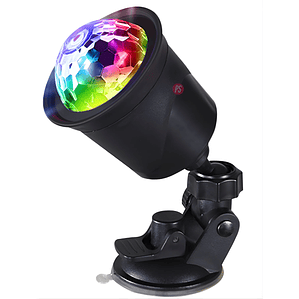 Luz Disco RGB Auto Sensor Musica USB-C Recargable - PS