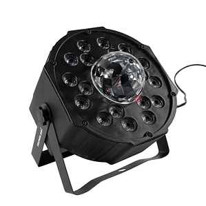 Foco PAR LED 18 RGB Giratorio 60W con Control DMX - PS
