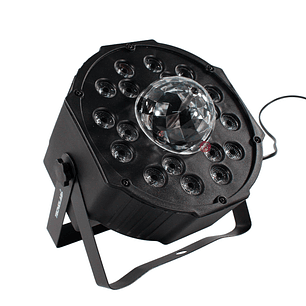 Foco PAR LED 18 RGB Giratorio 60W con Control DMX - PS