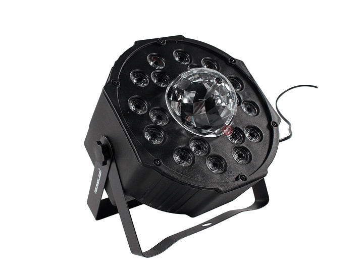 Foco PAR LED 18 RGB Giratorio 60W con Control DMX - PS 2