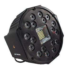 Foco PAR RGB 18 LED 60W Estroboscopico DMX - PS