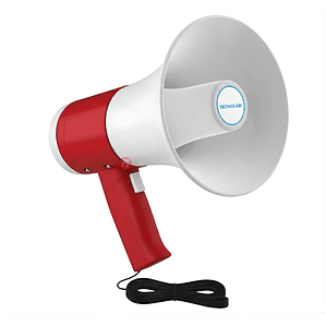 Megafono Portatil 35W Bluetooth USB-C Alcance 300m - PS