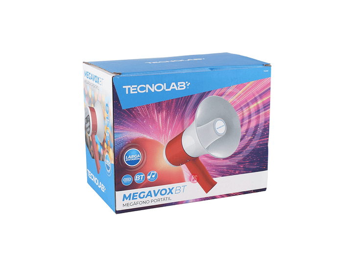 Megafono Portatil 35W Bluetooth USB-C Alcance 300m - PS 5