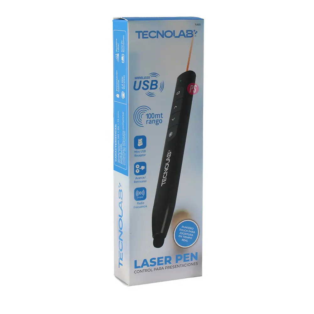 Puntero Laser Presentaciones USB Touch 100mts - PS 3