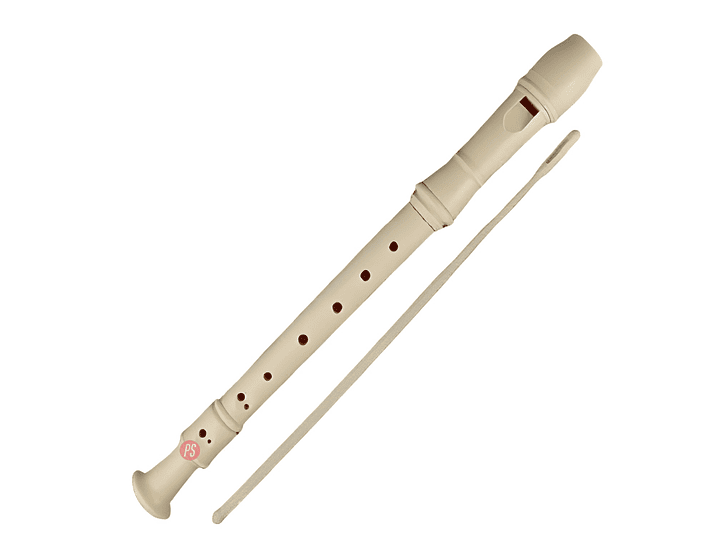 Flauta Dulce Soprano Escolar con Estuche y Limpieza - PS 2