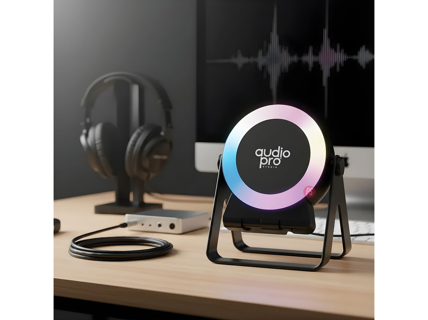 Parlante Bluetooth RGB 8W con Soporte Celular - PS 3