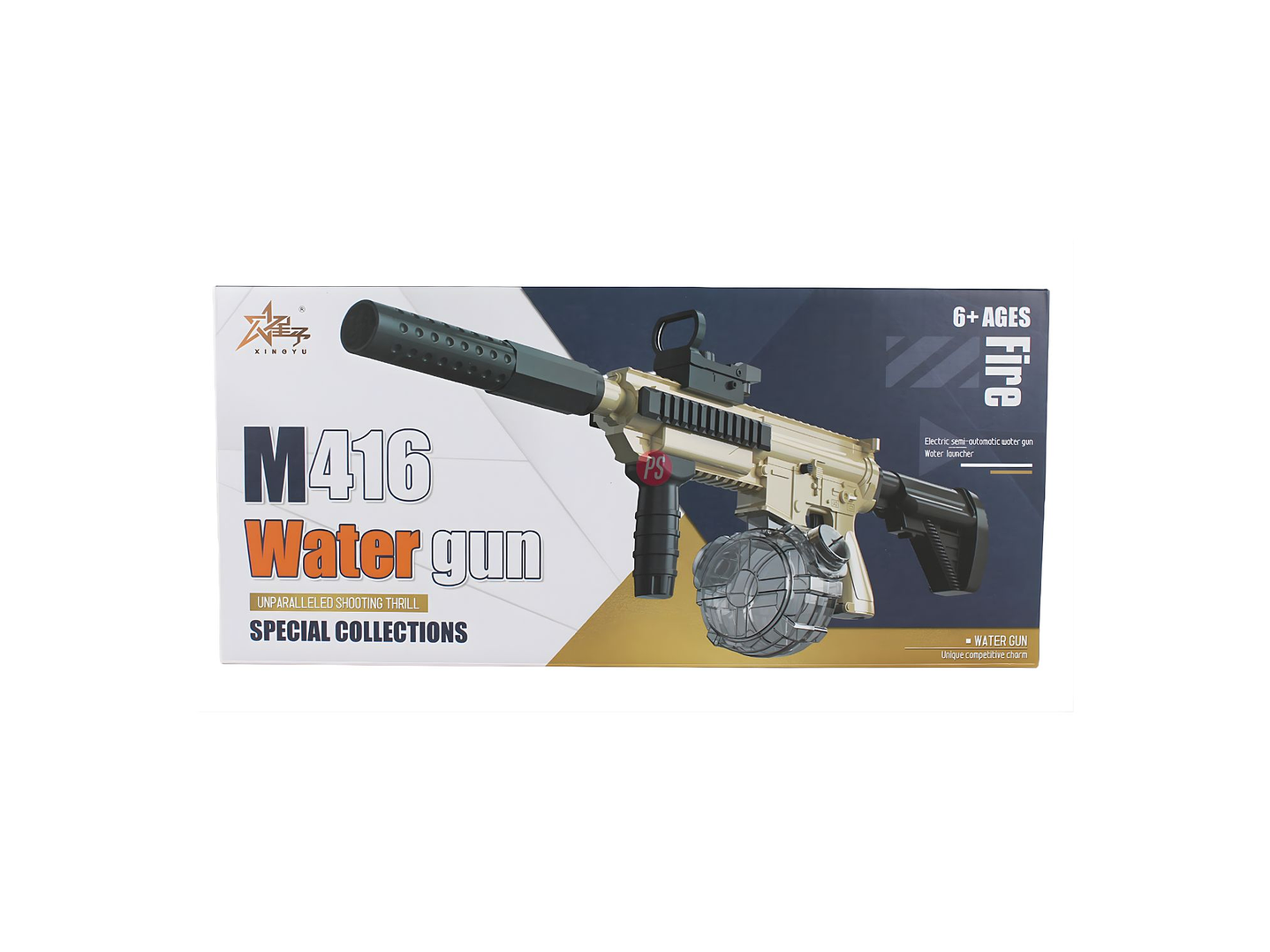 Rifle Lanza Agua Automático M416 Infantil - PS 3