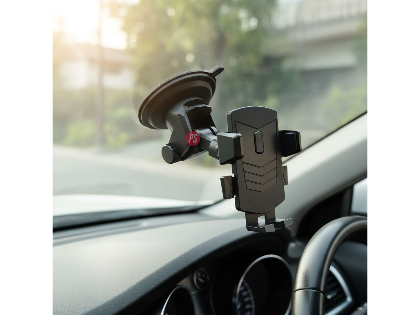 Soporte Celular Auto 360 Brazo Ajustable Ventosa Gel - PS 2