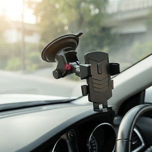 Soporte Celular Auto 360 Brazo Ajustable Ventosa Gel - PS