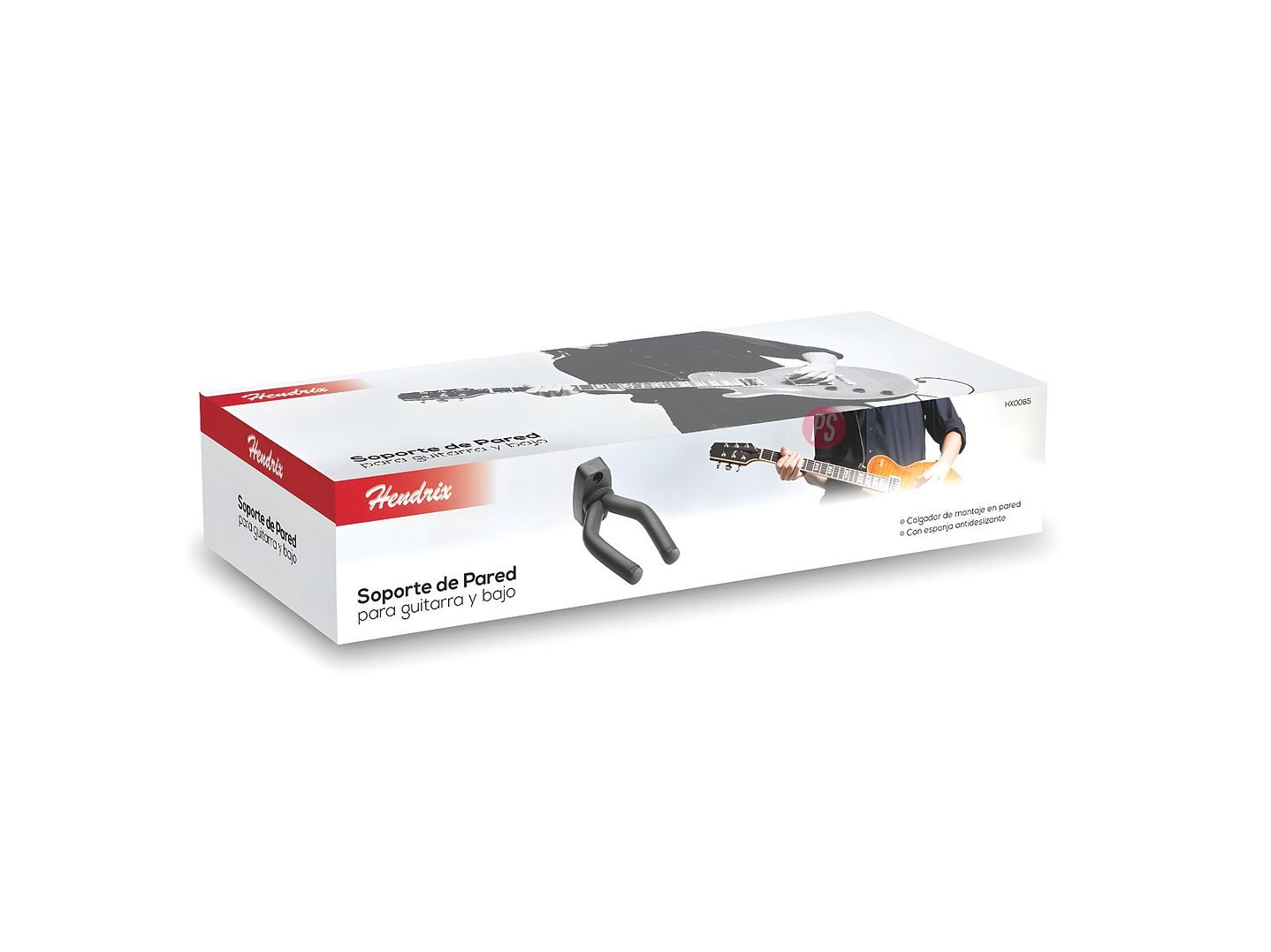 Set 2 Soportes de Pared para Guitarra Bajo y Ukelele - PS 2