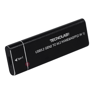 Cofre SSD M.2 NVMe 2.5 Pulgadas USB-C 3.1 Dual 10Gbps - PS