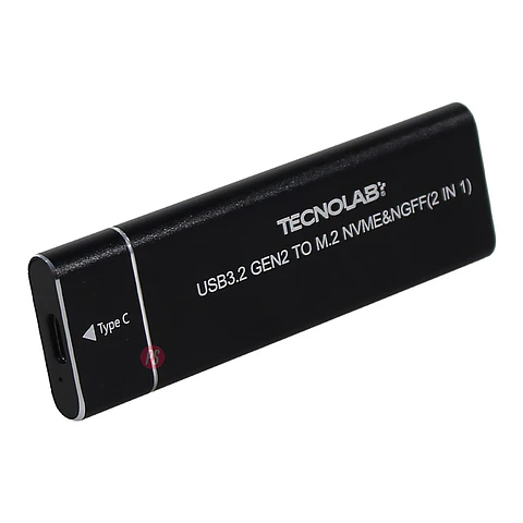 Cofre SSD M.2 NVMe 2.5 Pulgadas USB-C 3.1 Dual 10Gbps - PS