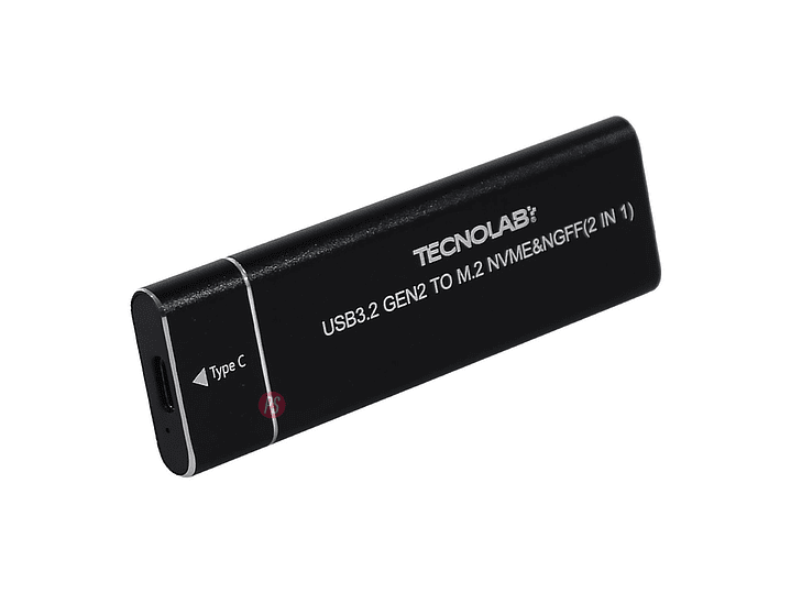 Cofre SSD M.2 NVMe 2.5 Pulgadas USB-C 3.1 Dual 10Gbps - PS 1