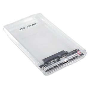 Cofre Disco Duro 2.5 Pulgadas USB-C 5Gbps Transparente - PS