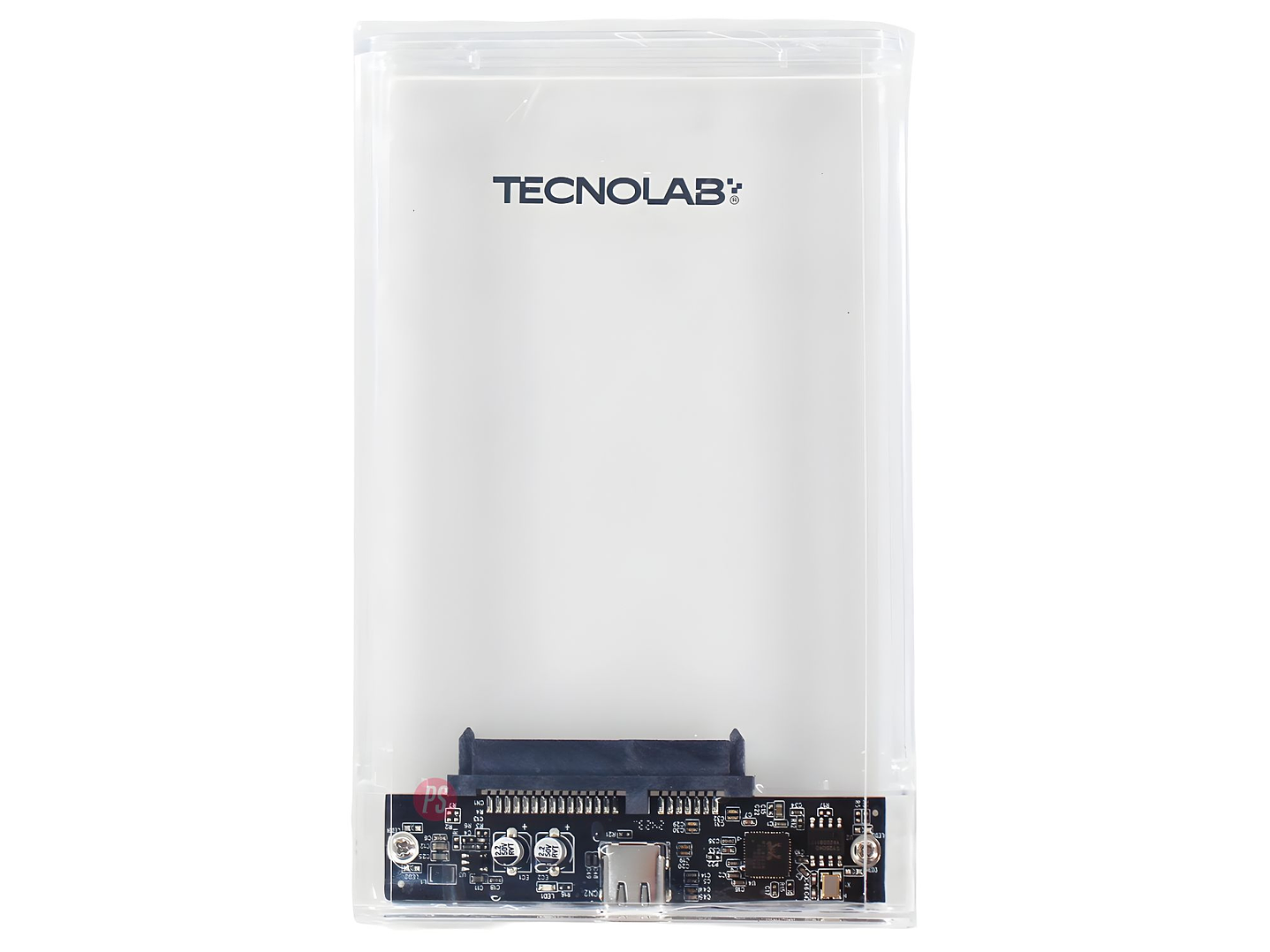 Cofre Disco Duro 2.5 Pulgadas USB-C 5Gbps Transparente - PS 2