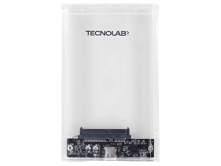 Cofre Disco Duro 2.5 Pulgadas USB-C 5Gbps Transparente - PS 2