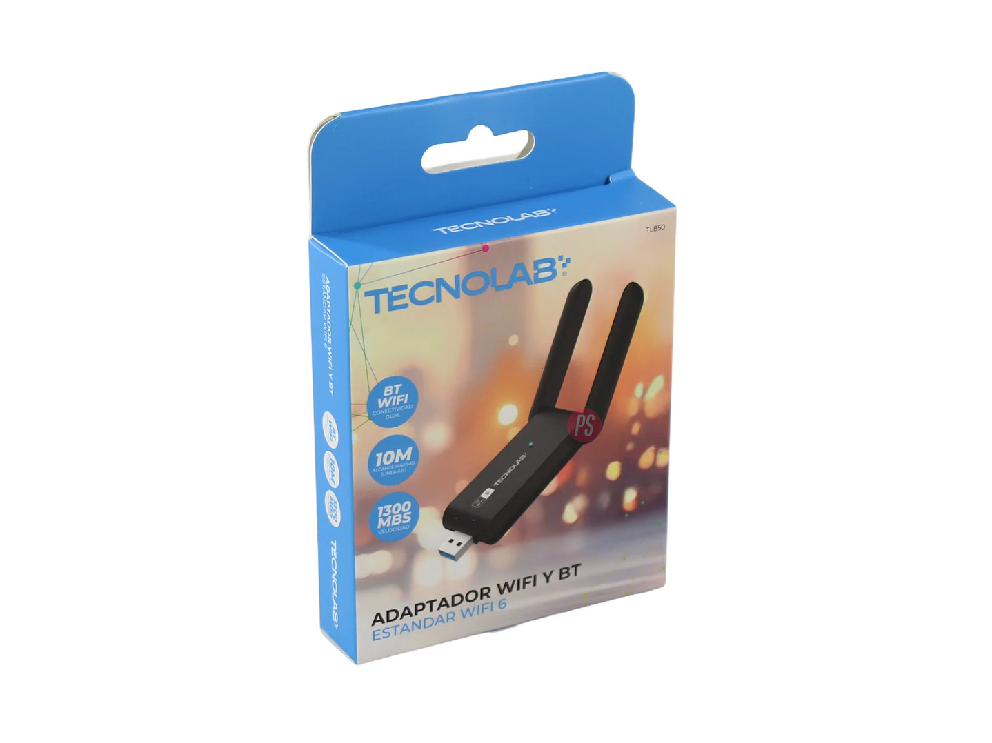 Adaptador WiFi 6 USB 1300Mbps + Bluetooth 4.2 - PS 3