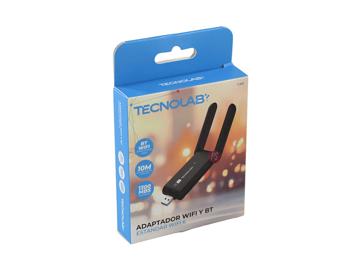 Adaptador WiFi 6 USB 1300Mbps + Bluetooth 4.2 - PS 3