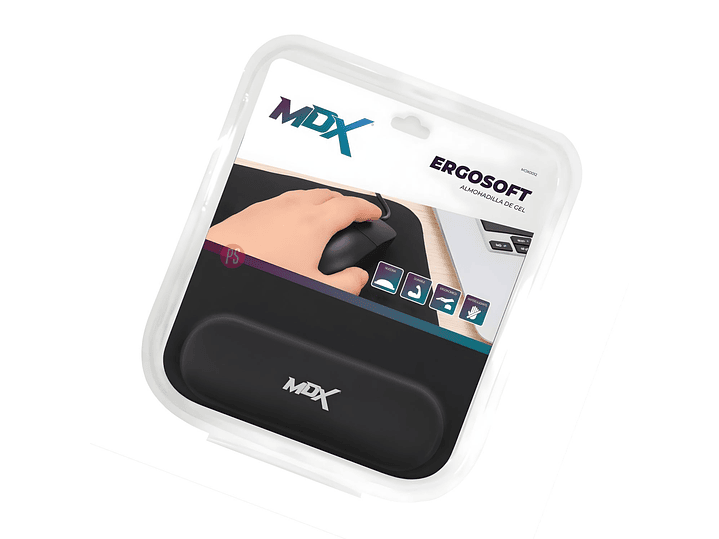Mousepad Ergonomico Gel Antideslizante con Apoyo - PS 2