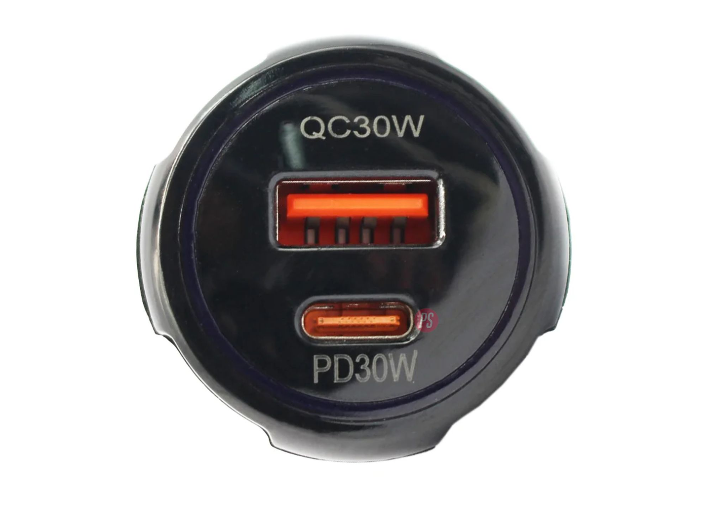 Cargador Auto 60W USB-A + Tipo C Carga Rapida 12V - PS 3