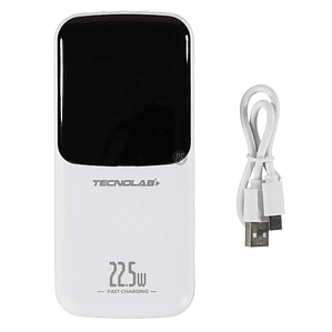 Power Bank 15000mAh 22.5W con 4 Cables Integrados - PS