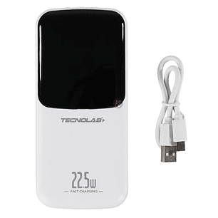 Power Bank 15000mAh 22.5W con 4 Cables Integrados - PS