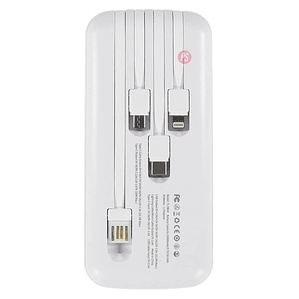 Power Bank 15000mAh 22.5W con 4 Cables Integrados - PS