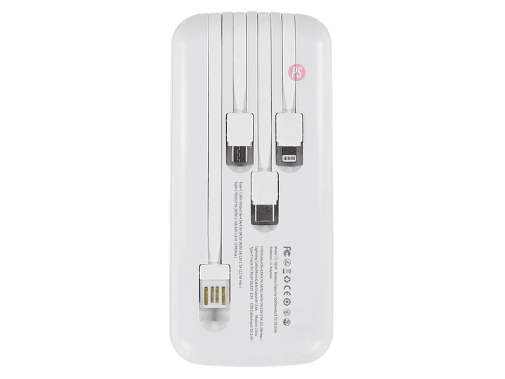 Power Bank 15000mAh 22.5W con 4 Cables Integrados - PS 2