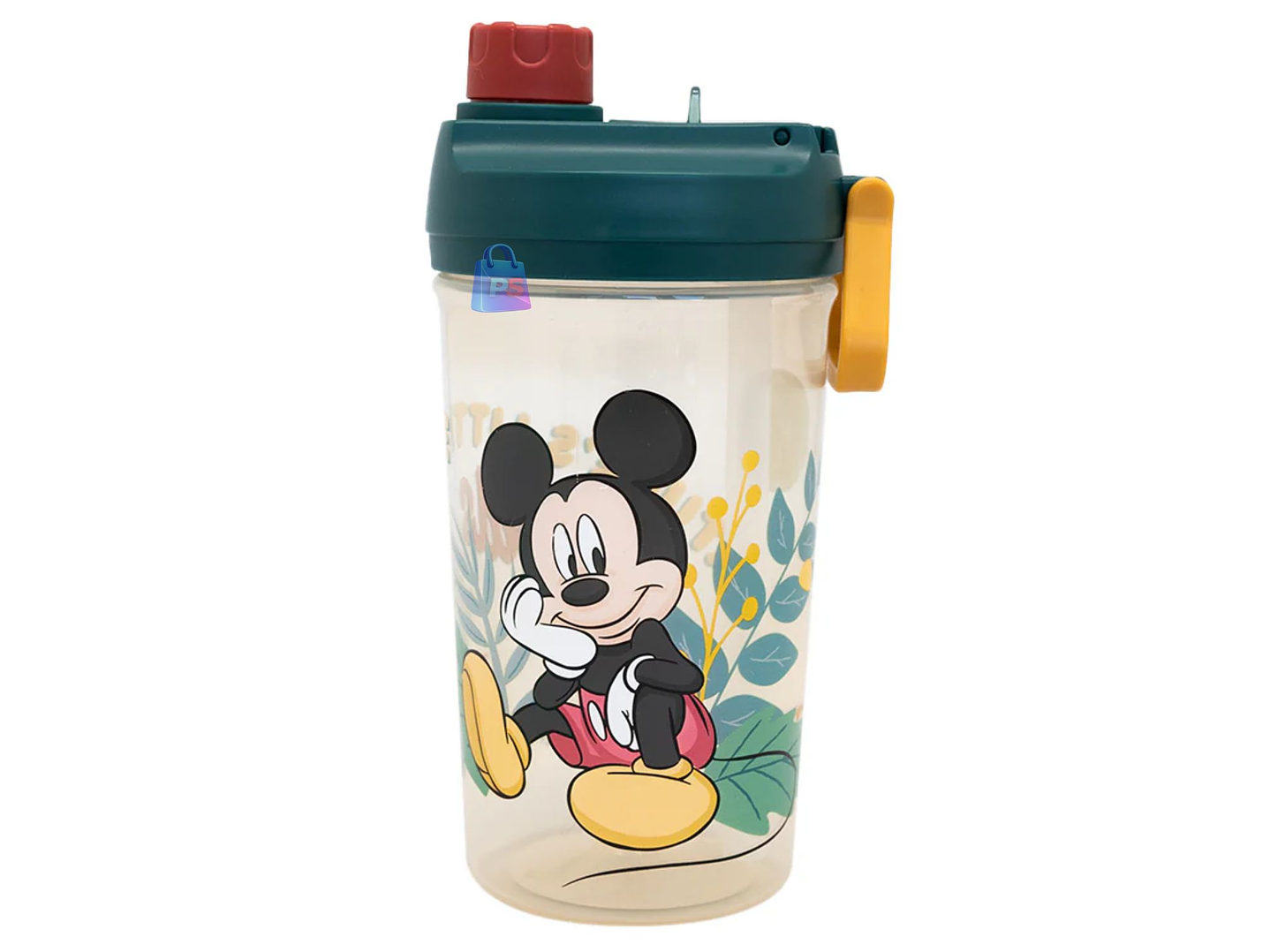 Vaso Mickey Mouse Infantil 2 en 1 Boquilla y Bombilla - PS 1