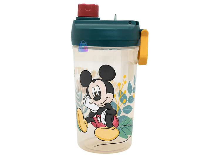 Vaso Mickey Mouse Infantil 2 en 1 Boquilla y Bombilla - PS 1