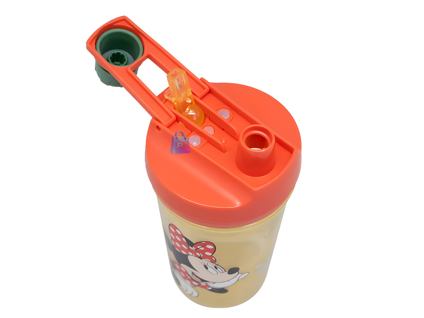 Vaso Minnie Mouse Infantil 2 en 1 Boquilla y Bombilla - PS 2