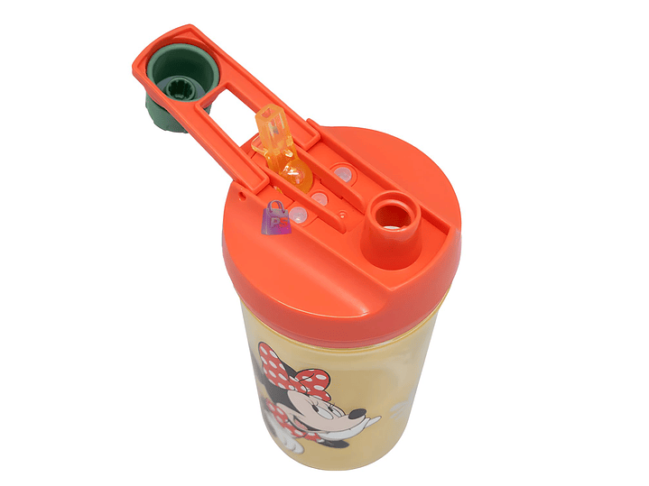 Vaso Minnie Mouse Infantil 2 en 1 Boquilla y Bombilla - PS 2
