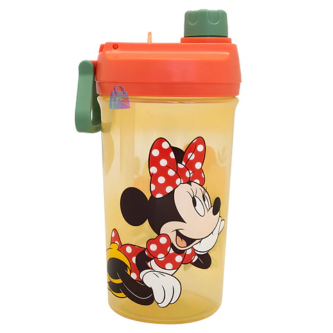 Vaso Minnie Mouse Infantil 2 en 1 Boquilla y Bombilla - PS