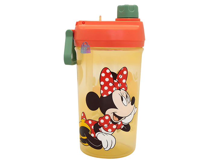 Vaso Minnie Mouse Infantil 2 en 1 Boquilla y Bombilla - PS 1