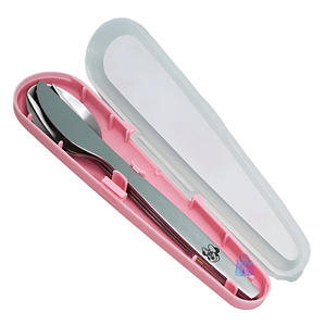 Hermético Minnie 700ml Divisiones + Cubiertos Minnie - PS