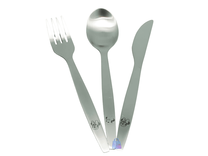 Set Cubiertos Disney Diseño Minnie con Estuche - PS 2