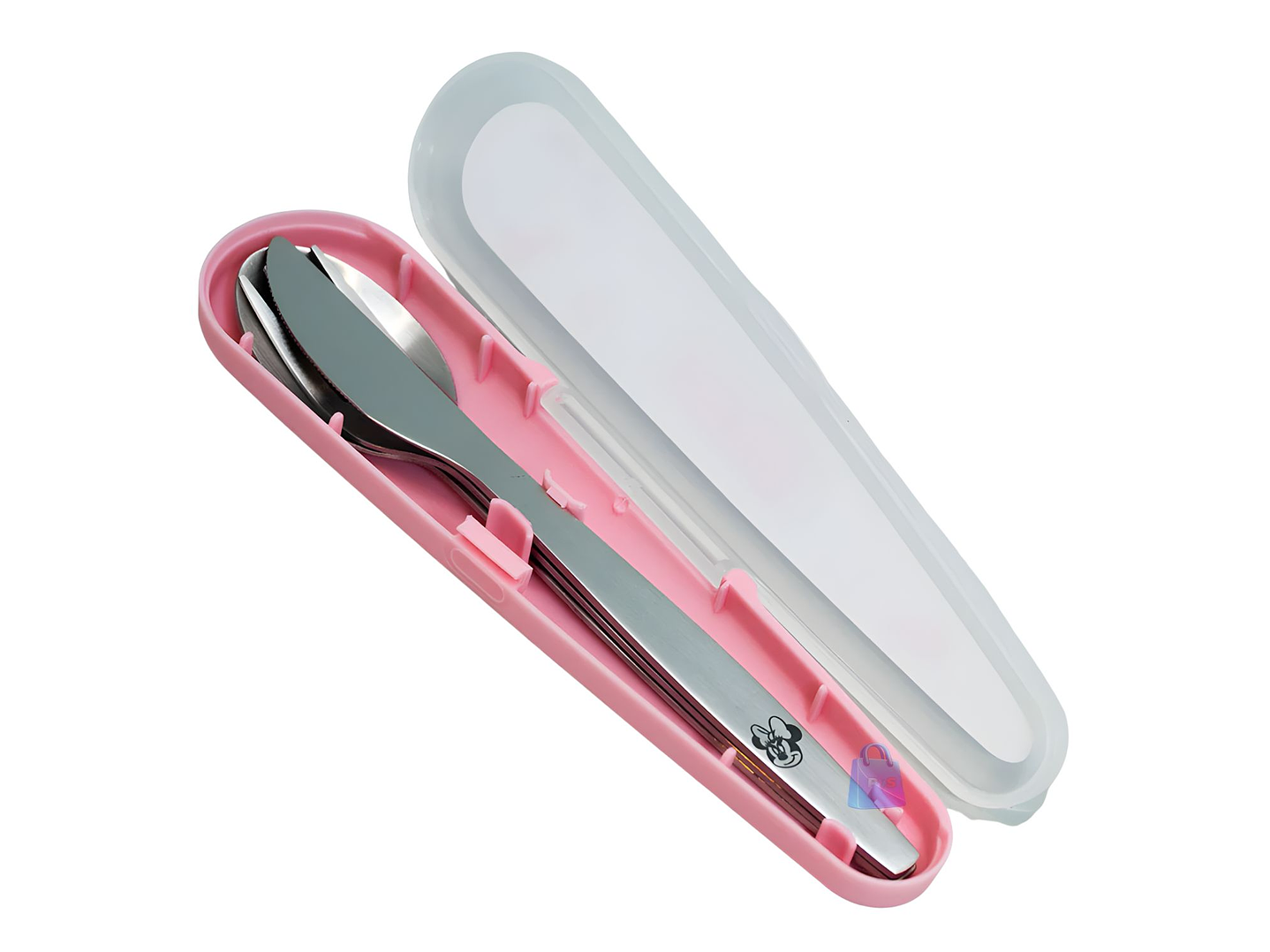 Set Cubiertos Disney Diseño Minnie con Estuche - PS 3