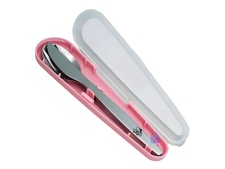 Set Cubiertos Disney Diseño Minnie con Estuche - PS 3